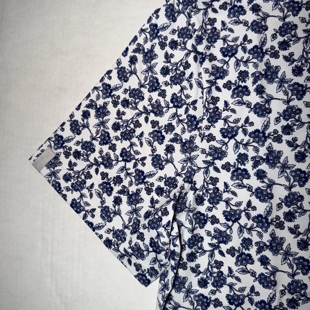 RLX Ralph Lauren Navy Floral Button Down Shirt - Picture 4 of 4
